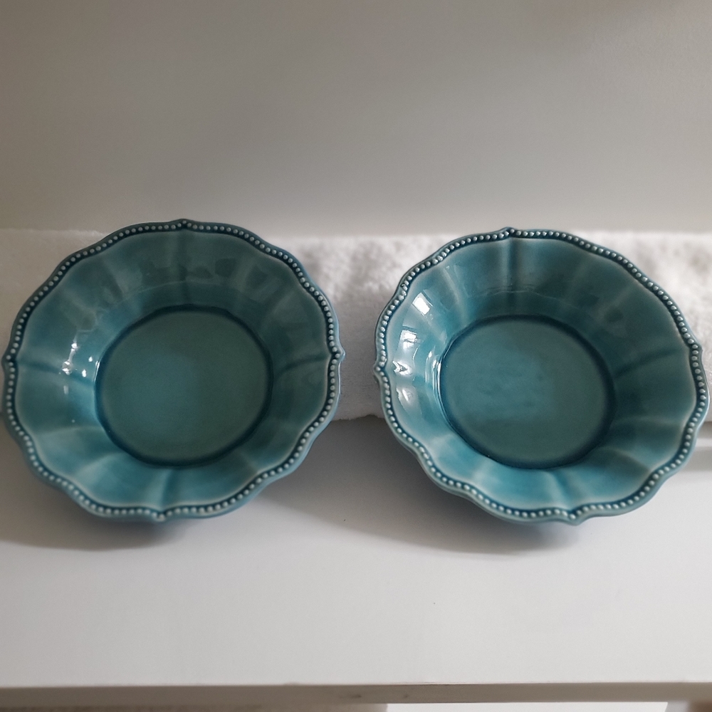 Pioneer Woman Denim bowls